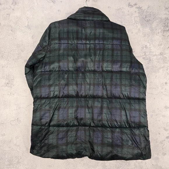 Plaid Ralph Lauren Puffer Jacket - Picture 7 of 14
